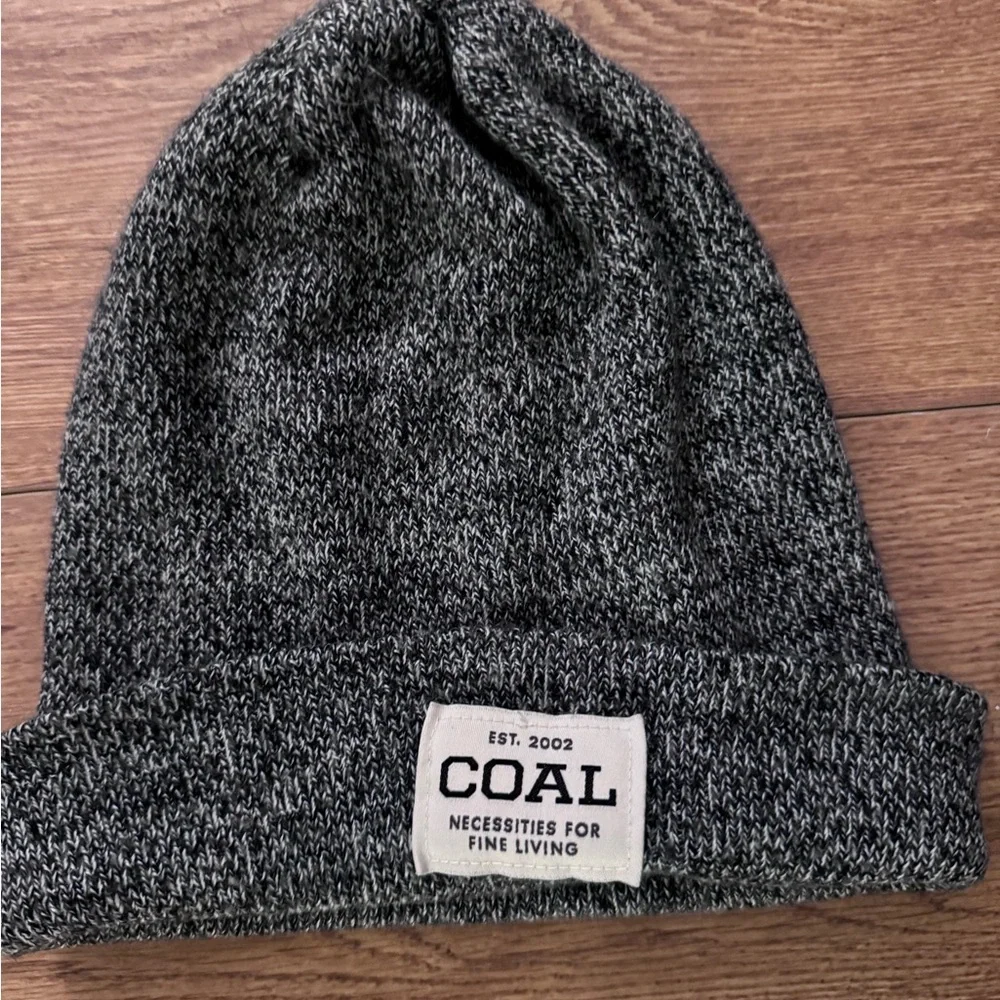 Coal Gray Knit Beanie